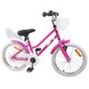 Kids  Bike 18 Inch for Ages 5 7 Dark Pink