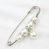 Брошь «Безопасность», тонкая работа, защита от воздействия, привлекательный искусственный жемчуг, женская безопасность
