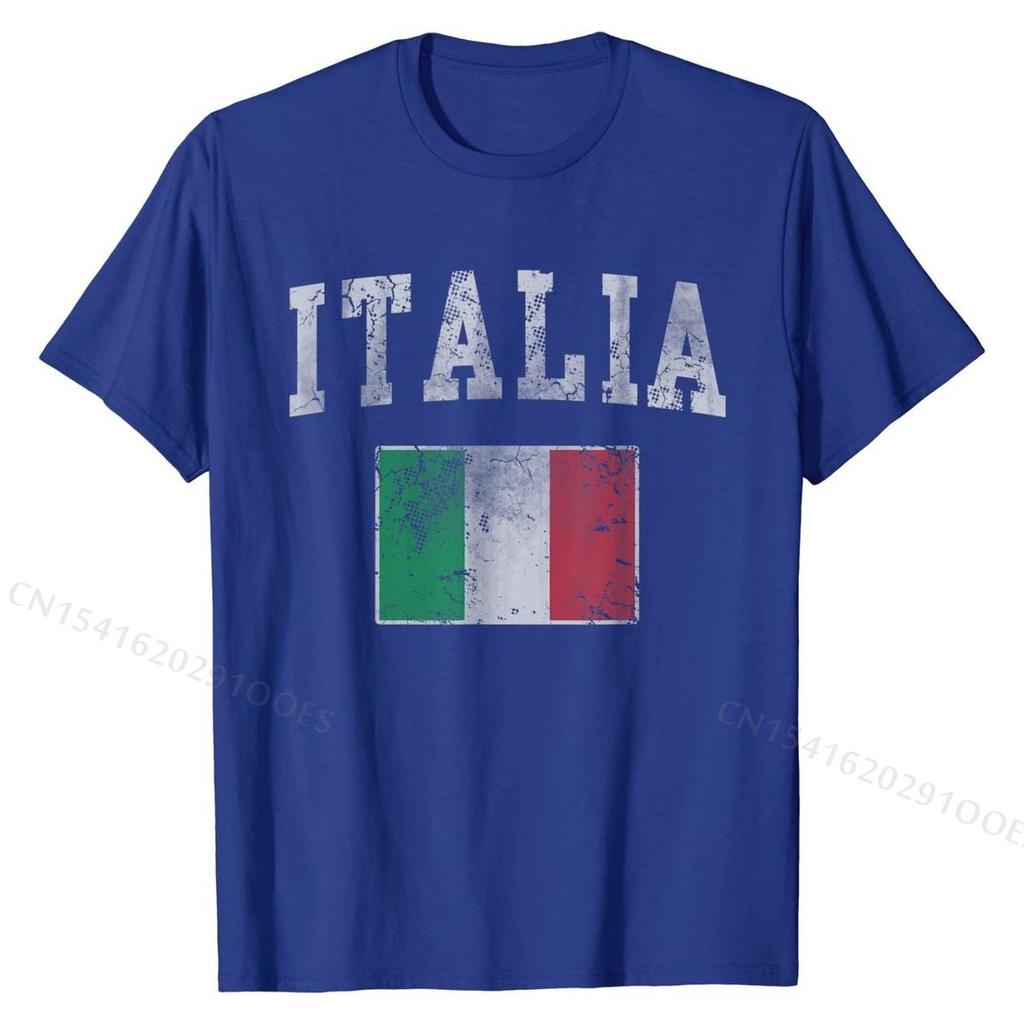 Vintage Italia Italian Flag Italy T-Shirt T-Shirt Casual Cotton Men Tops Shirts Fitness Tight Designer Top T-shirts