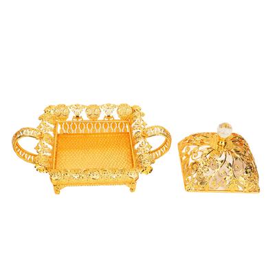 Набор металлических фруктовых тарелок в европейском стиле, декоративная многофункциональная фруктовая тарелка для сладостей и закусок