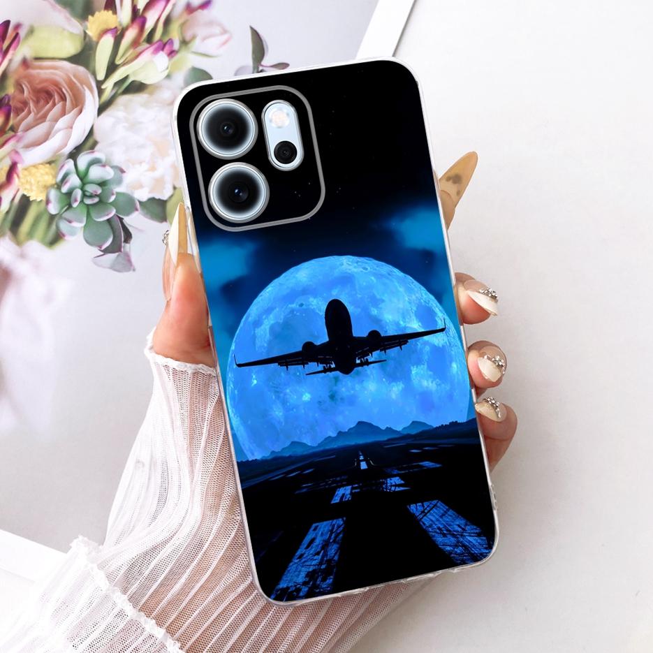 Чехол для Oppo Reno 14 Pro Чехол Reno14 F 5G с рисунком из разноцветных цветов Мягкий тонкий чехол для телефона Для Oppo Reno 14F Reno14 FS Pro Fundas