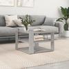 VidaXL Coffee Table Sonoma Grey 59.5x59.5x40 Cm Engineered Wood 834255