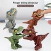 (Precious memory)Mini Finger Dinosaurs Small Scale Collectible Action Figure Dinosaur Eggs Model