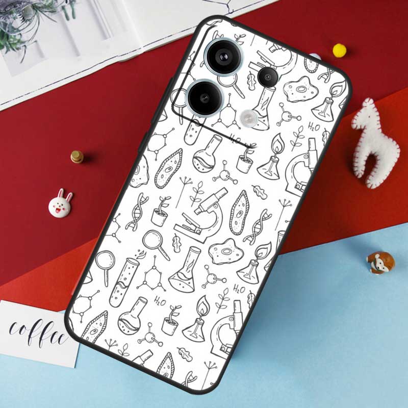 Биология Химия Чехол Для Xiaomi Redmi Note 13 12 11 8 9 10 Pro Note 12S 11S 10S Redmi 12 10C 12C 13C Чехол