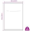 Woven Bags 10 pcs White 60 x 110 cm PP