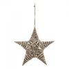 Hill Interiors The Noel Collection Wicker Star Christmas Decoration