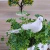 Bird Artificial Doves Indoors Outdoors Foam Home Ornament