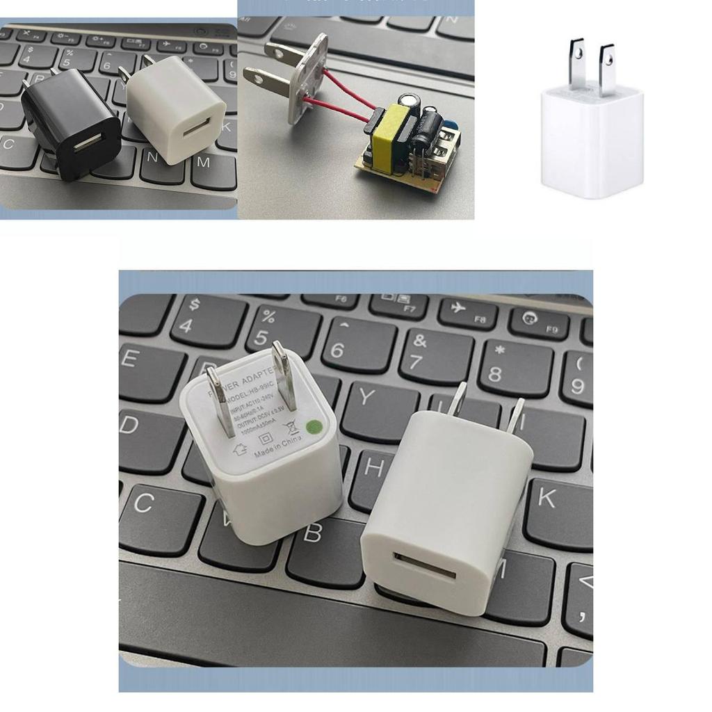 Универсальный USB-адаптер-зарядное устройство 5V 1A для смартфонов и мелкой бытовой техники с сертификацией FCC CE