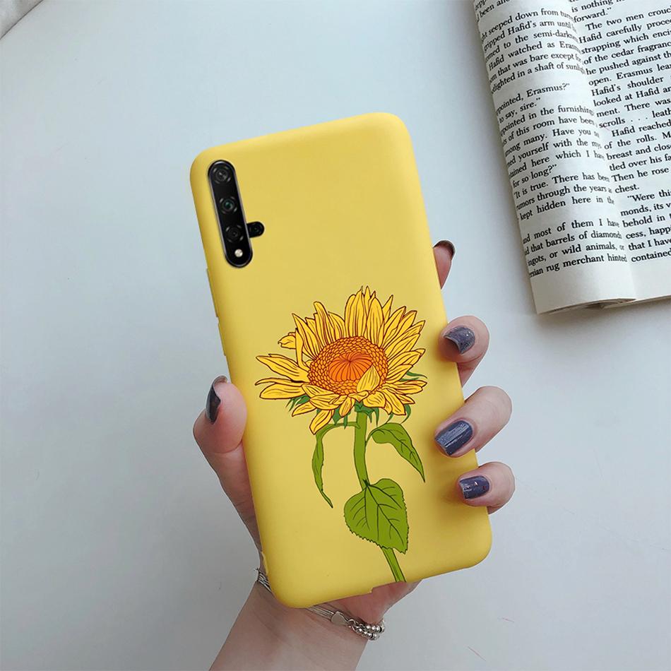 Чехол для Honor 20 Мультяшки Сердце Любви ТПУ Funda Для Huawei Honor 20 Pro Lite YAL-L21 YAL-L41 20S MAR-LX1H Задняя Крышка Чехол для Телефона