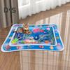 Коврик с датчиком воды для кошек, утолщенный сенсорный игровой коврик с рыбным узором, надувной охлаждающий комфортный летний коврик для воды для домашних животных
