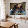 Bob Marley Reggae Guitar Legend Decorative Wall-Hanging Tapestry, Home Ornament for Living Room,Dorm and Fan Parties,Multi-style,celebrities,cartoons,