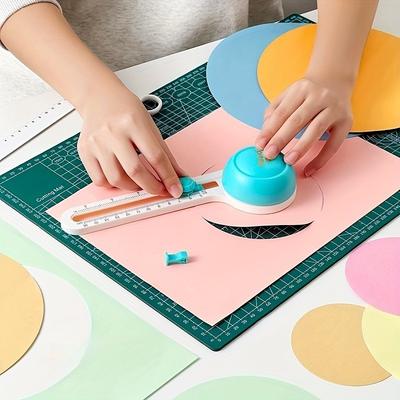 1 шт. 360° Резак для бумаги, DIY Круговой резак для бумаги, Диаметр резки 10-32 см