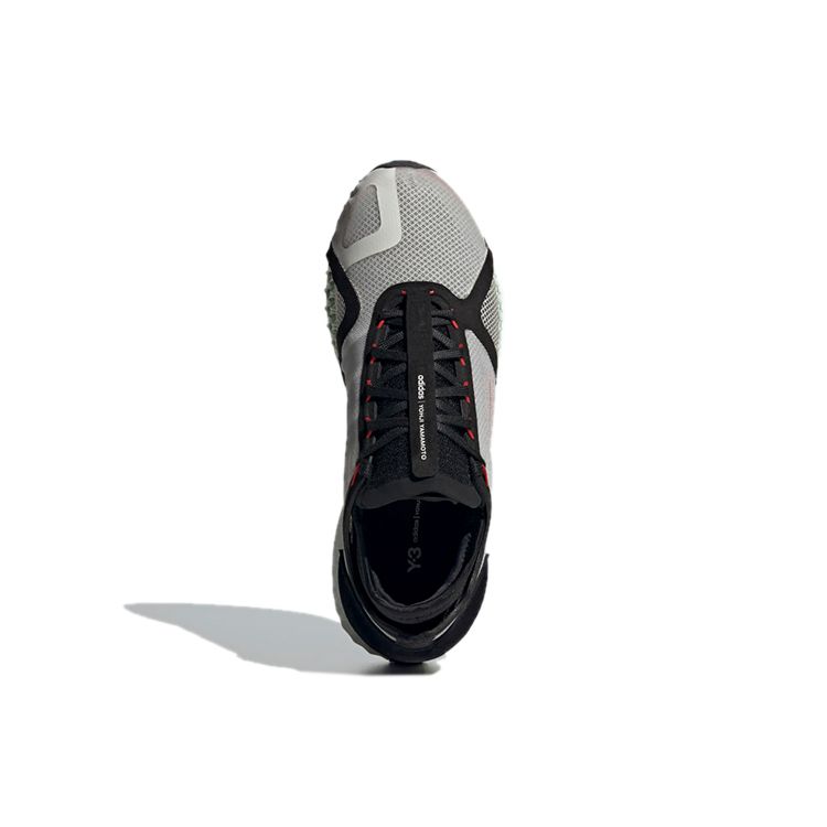 Adidas Кроссовки унисекс Y-3 Runner 4D IOW Bliss Серый Черный Красный FZ4501