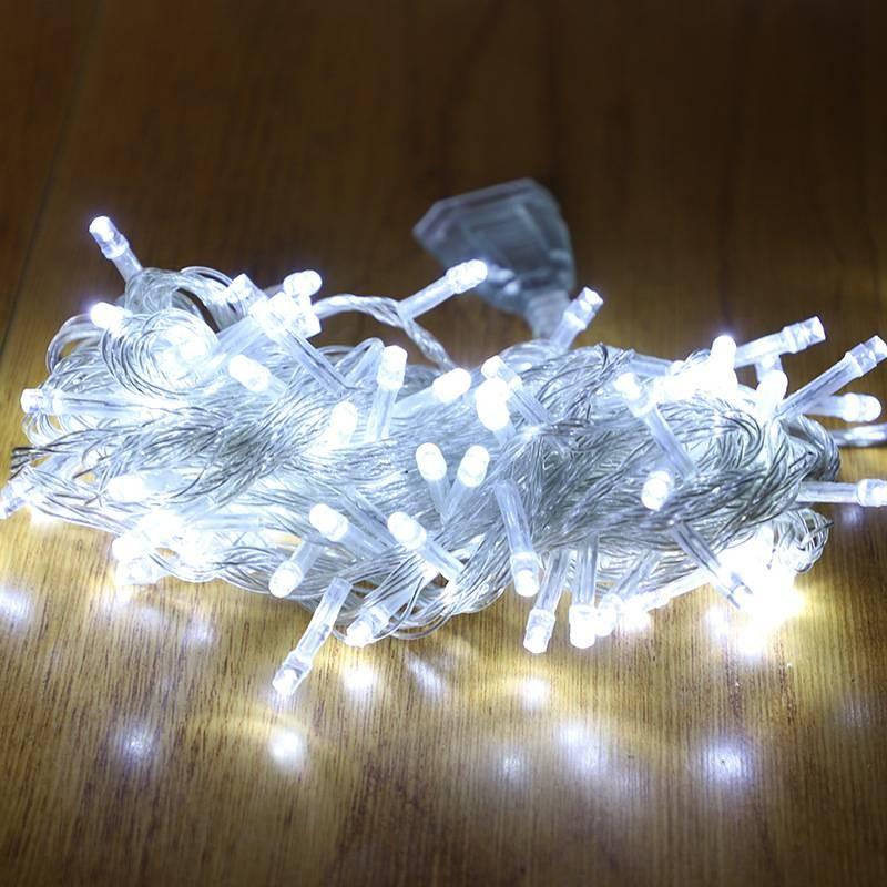 Водонепроницаемые светодиодные гирлянды для внутреннего украшения вечеринки с питанием от вилки и долгим сроком службы