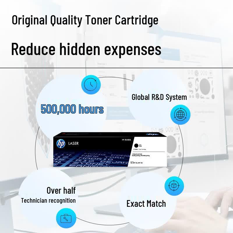 HP 202A (CF500A) Original Standard 4-Color Toner Cartridge Set