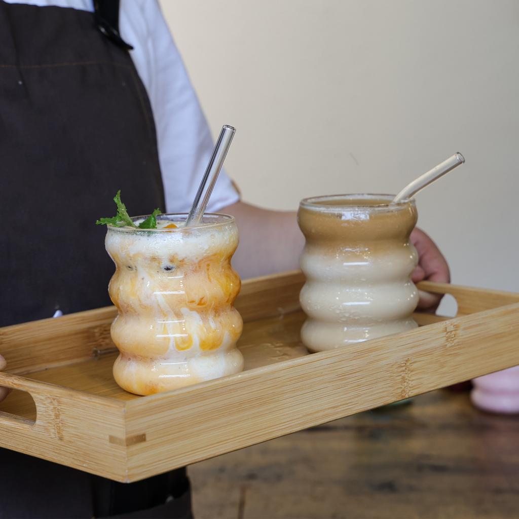 1/2/4 шт. волнообразные стаканы для напитков с соломинками, винтажные стеклянные чашки, стаканы для сока, пива, вина, шампанского, коктейля