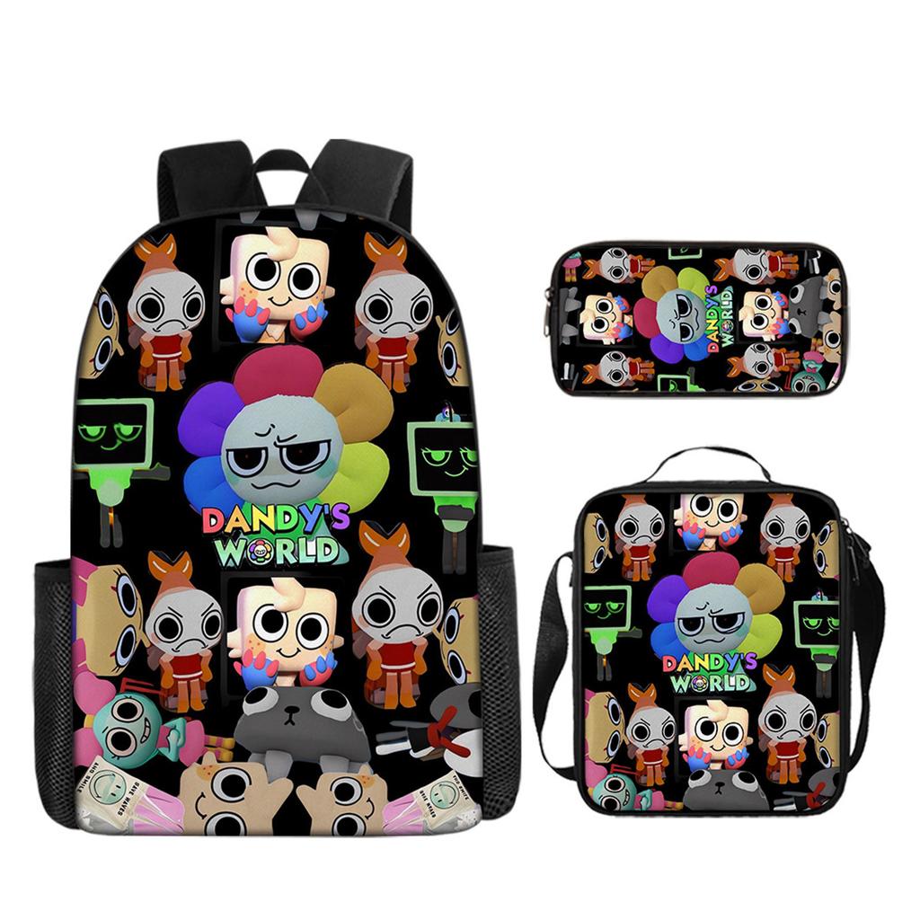 Рюкзак с принтом, сумка через плечо, пенал, набор из трех предметов