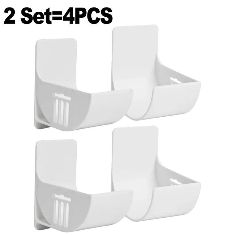 6шт настенный непробивной лоток для хранения кухонная полка пластиковая пленка мусорный мешок холодильник боковая полка для ванной комнаты спальня