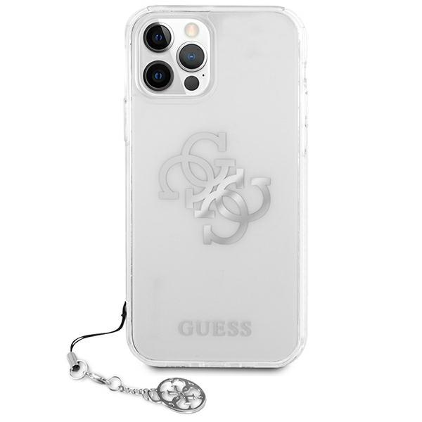 Guess Guhcp12Lks4Gsi Iphone 12 Pro Max 6,7 Transparent Hardcase 4G Silver Charms Collection