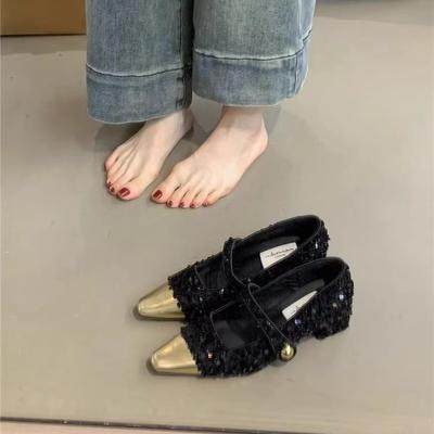 Темпераментные туфли Мэри Джейн женские весна 2025 новые высококлассные туфли-юбка розовые туфли