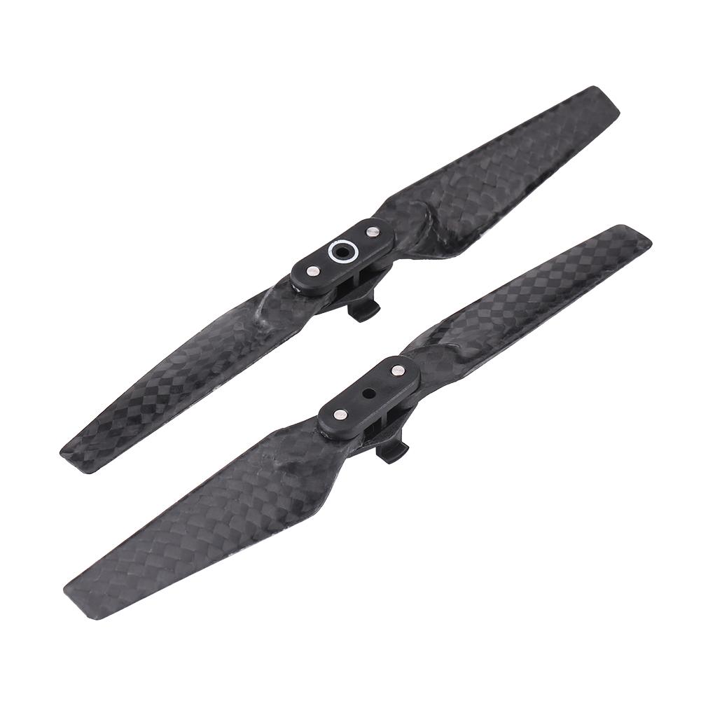 2 Pairs Foldable Carbon Fiber Propellers Blades Drone Quadcopter Accessory For DJI Spark