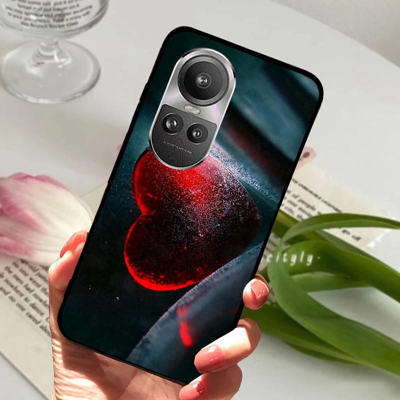 Чехол для Oppo Reno 10 5G CPH2531 Reno10 Ударопрочный Мягкий ТПУ Силиконовый Чехол для Телефона Для Oppo Reno 10 Pro 5G CPH2525 Funda Мультяшный