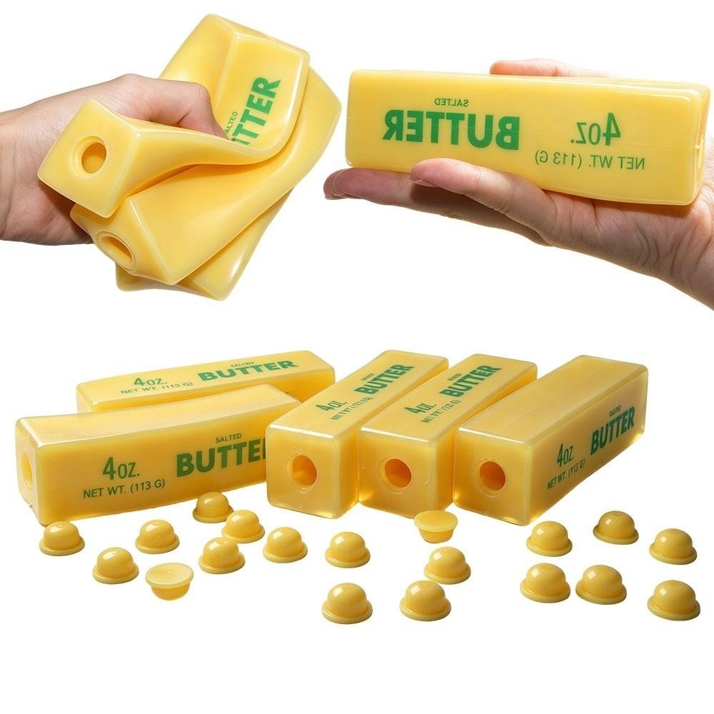 Creative Butter Stick Ball Skin 14cm Handmade Ball Skin Children Gift DIY Squeeze Toy Kids Toy