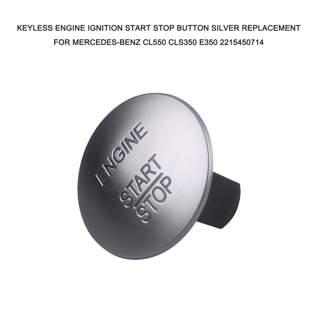 Engine Ignition Start Stop Button Switch One-click Start Keyless Button Replacement for