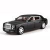 1:24-масштабная модель Phantom из цинкового сплава, игрушечный автомобиль, транспортные средства с откатным механизмом с подсветкой и музыкой для детей, парней, подарков для молодых людей