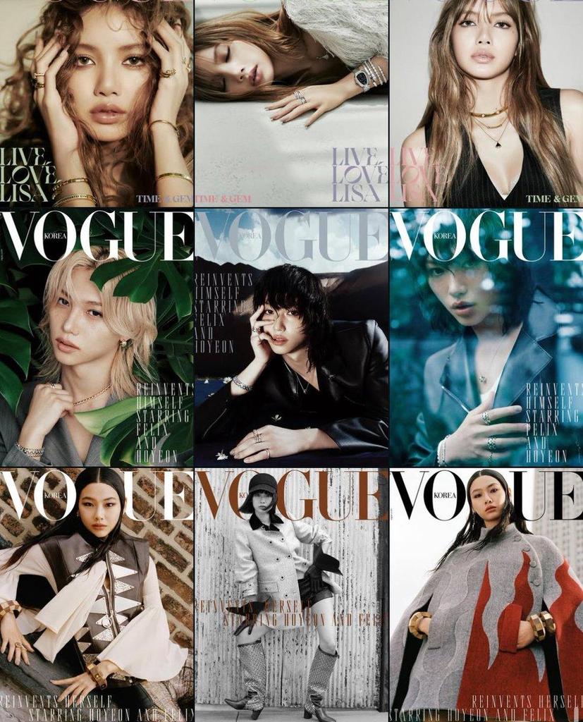 VOGUE Korea Magazine 2025 DECEMBER Jung Ho-yeon/ Felix/ Lisa KPOP, KFASHION