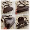 Fashion Female Shoulder Bag Small Square Bags for Women Pure Color Vintage Crossbody Bags PU Leather Messenger Handbags