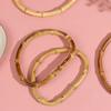 Vintage Bamboo Bag Wooden Handles Replacement Diy Accessories For Women Handbags