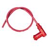 NGK Power Cable (For 2 Wheels) [1215] L Type/Wine Red/Wine Red L3R