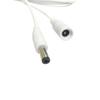 Dc Power Extension Cable 12V White Cable Connector 1M 2M 3M Extender Cord 2.1X 5.5Mm Female To Male For Led Strip Camera