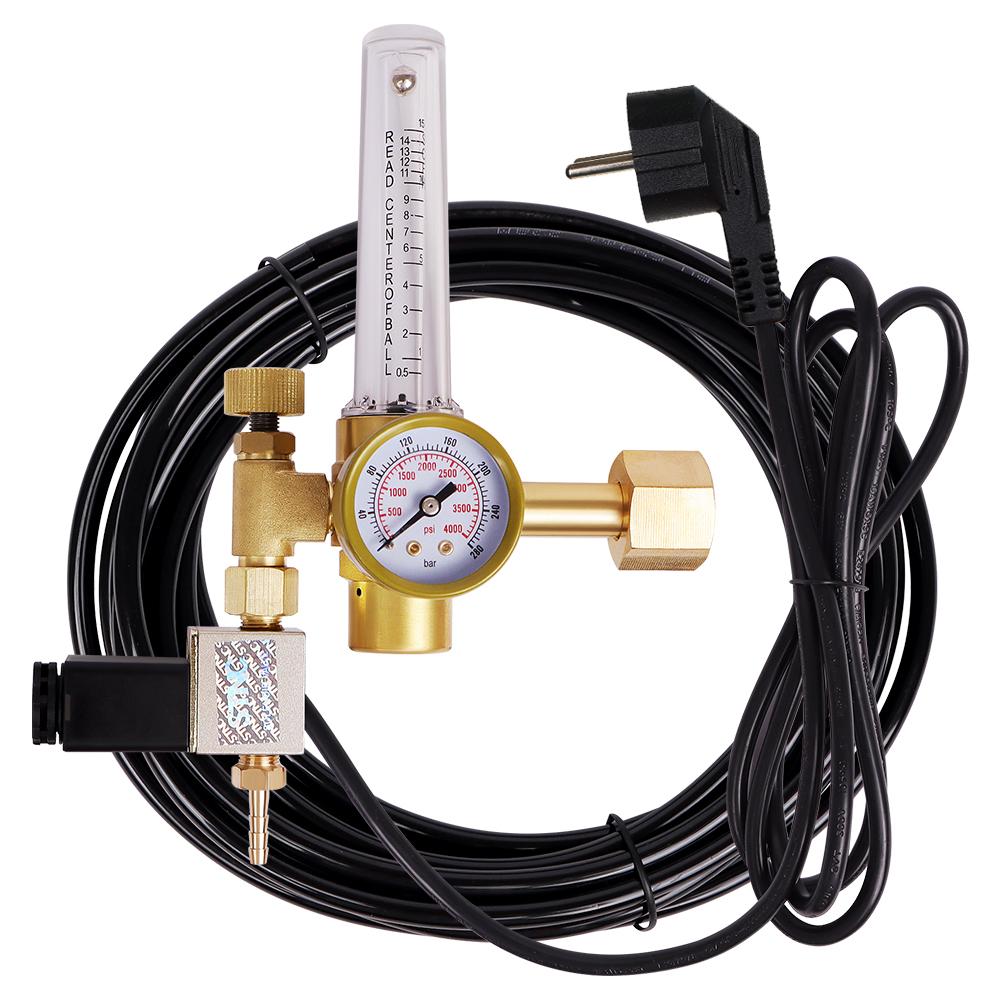 LCD Display Carbon Dioxide Controller Automatic CO2 Concentration Control 0-5000ppm Range CO2 Detector for Planting Greenhouse