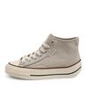 6 Cm Cowhide Sheepskin Shoes Canvas Shoes Versatile Student Casual Little White Board Shoes