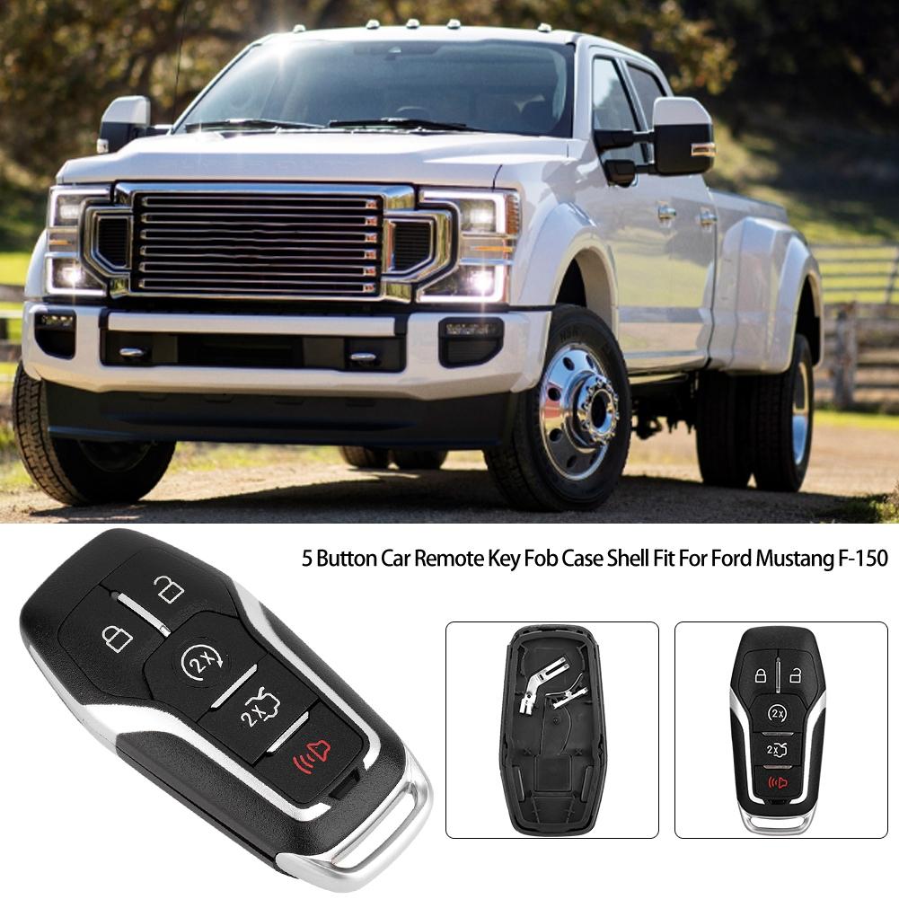 5-кнопочный бесключевой автомобильный пульт-ключ, корпус, подходит для Ford Mustang F 150