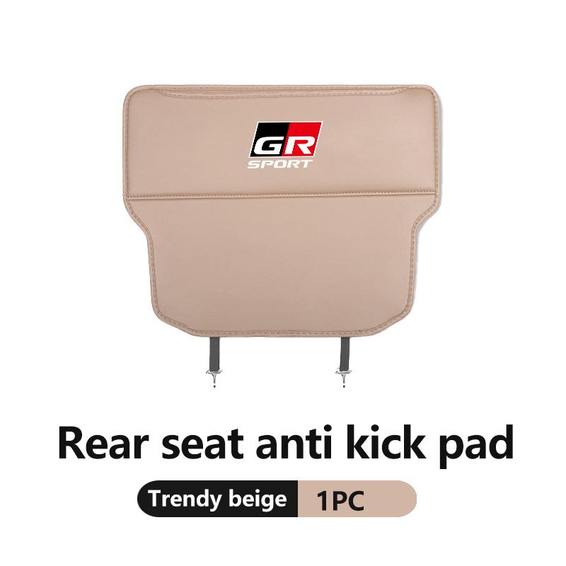 svagd6 Car Interior Seat Back Anti Child Kick Protector Pad Auto Storage Accessories For Toyota GR Sport Crown RAV4 Yaris Land Cruiser