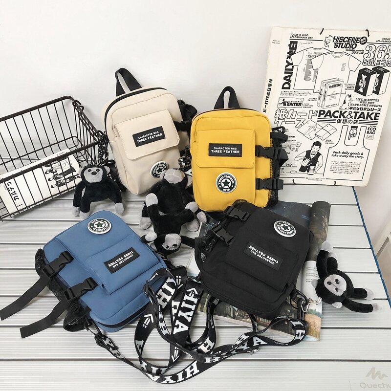 Модная унисекс сумка кроссбоди на плечо: Хип-хоп стиль Телефон и повседневная сумка