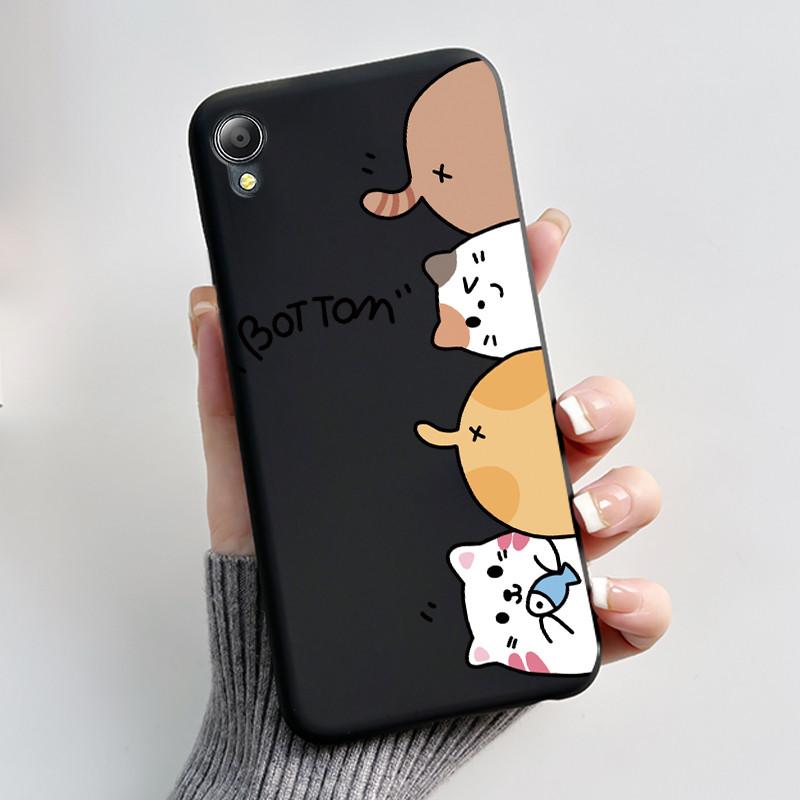 For Asus ZenFone Live (L1) ZA550KL Case Capa Cute Cartoon Printing Shell Coque Protective Cover Soft Silicone Black Phone Casing