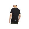 Nike Спортивная футболка с круглым вырезом и коротким рукавом Air Big Logo Print, мужские топы, черный DD3352-010