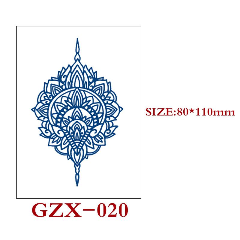 Травяная полуперманентная наклейка-тату, Полуперманентная наклейка-тату, Водостойкая, Потостойкая татуировка
