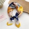 Fashion Decoration Scarf Hairband Tie Hair 70 Small Square Scarf Silk Scarf Women'S Spring And Autumn Versatile Small Scarf Professional Scarf