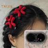 Wool Hairpin Angry Graphic Design One-Word Clip Lightweight Comfortable Daily Wear Shopping Party Gathering Hair Clip