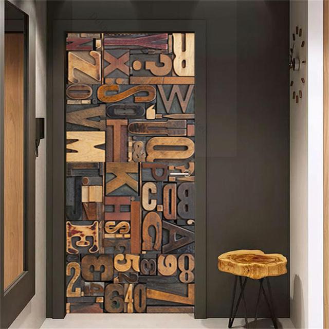 Самоклеящиеся дверные обои с зеленым лесным мостом, 3D ПВХ, стикер для домашнего декора, пляжное солнце, пейзаж, плакат, настенная наклейка deursticker