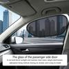 2pcs Anti-Glare Car Sunshade Effective UV Protection Clear Vision Sunlight Block for Safe Driving