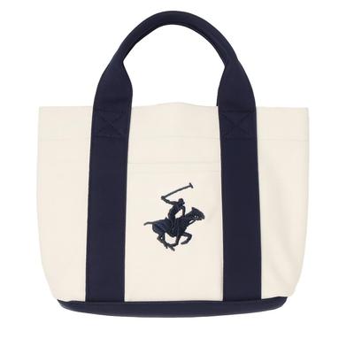 Сумка-тоут Beverly Hills Polo Club BEVERLY HILLS POLO BHPC Мини-тоут из канваса с вышитой лошадкой. Доступна в двух вариантах. Сумка, КЛУБ, Логотип,