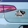Gray Tabby Cat Cute Animal Car Decals Bumper Window Stickers Car Accessories Waterproof Vinyl Material