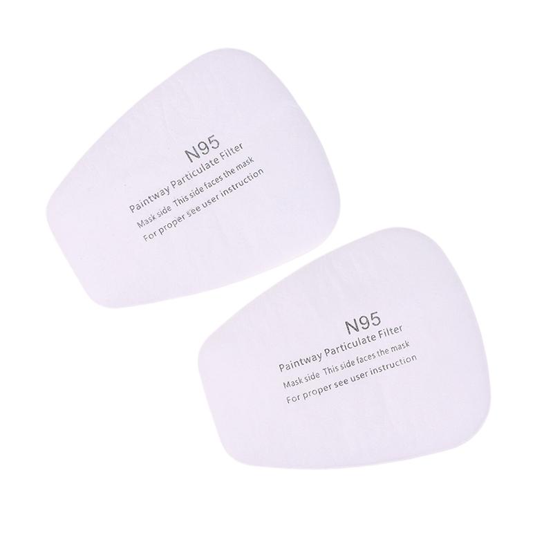 20Pcs 5N11 Dust Cotton Filter Paper For 6200 7502 6800 Chemical Spraying Painting Respirator Gas Mask Accessories