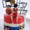 Топпер для торта Баскетбольный Slam Dunk: Мультяшное украшение на день рождения Сакура Ханамичи и Рукава Каэдэ